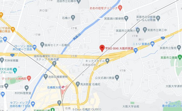 阪急電鉄箕面線　桜井駅（徒歩18分）