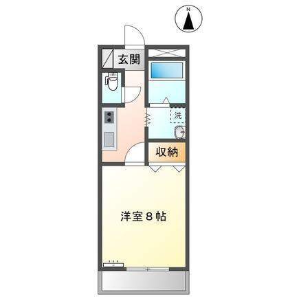 2口コンロのシステムキッチンで自炊も楽しみなお部屋です。