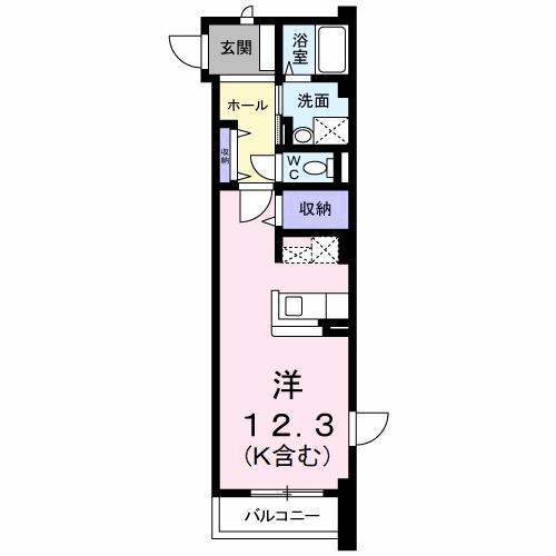 オートロック付き1R!忙しい朝も楽々。とっても便利な独立洗面台完備です。