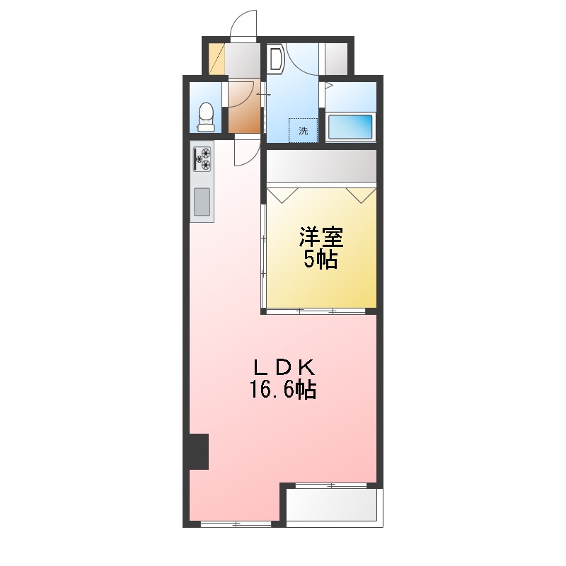 【前後駅】徒歩圏内。単身者限定募集物件。