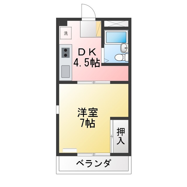 名鉄本線【前後駅】徒歩圏内。無料インターネット導入済み。