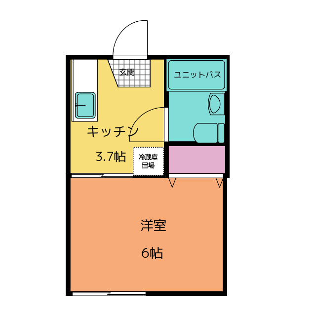 ベルゾーネA（0001-S000049897-0003） 物件詳細｜お部屋探しはminimini 